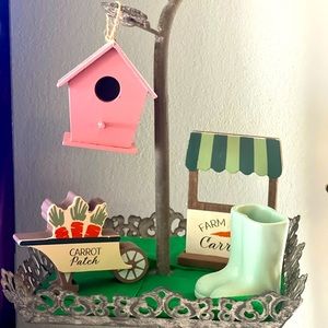 Easter/Spring Tiered Tray Set~New